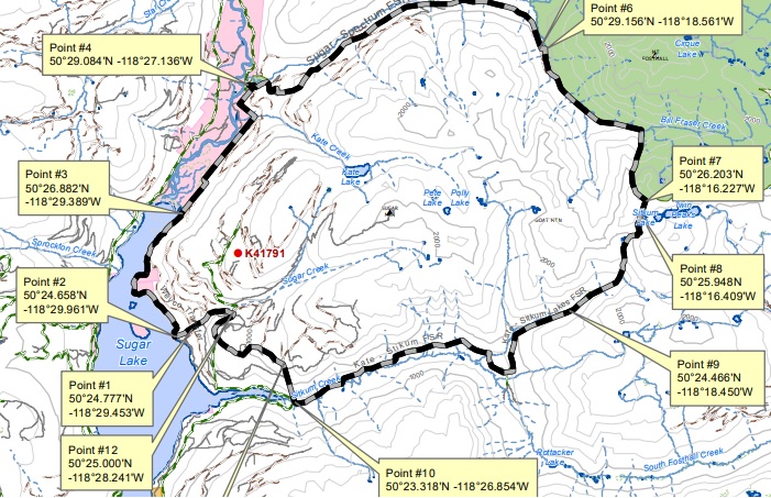A map of the area restrictions put in place for the Sugar Mountain wildfire. For a full map of the wildfire restricted areas, scroll to the bottom of the article. 