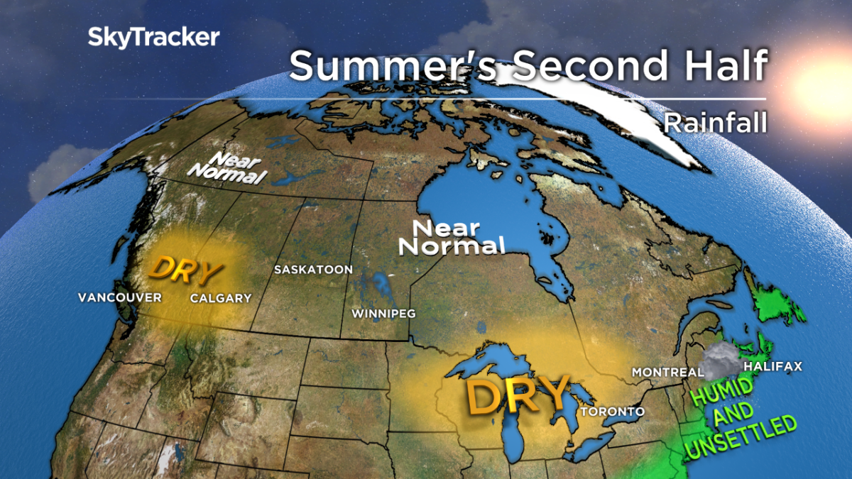 Summer forecast What will the rest of the season be like across Canada