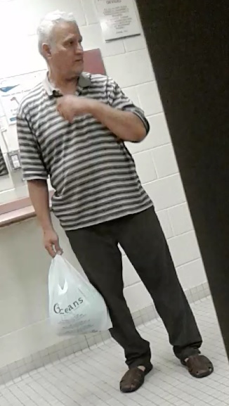 Police allege that the man pictured above assaulted two children at Mississauga Valley Community Centre on June 8. 