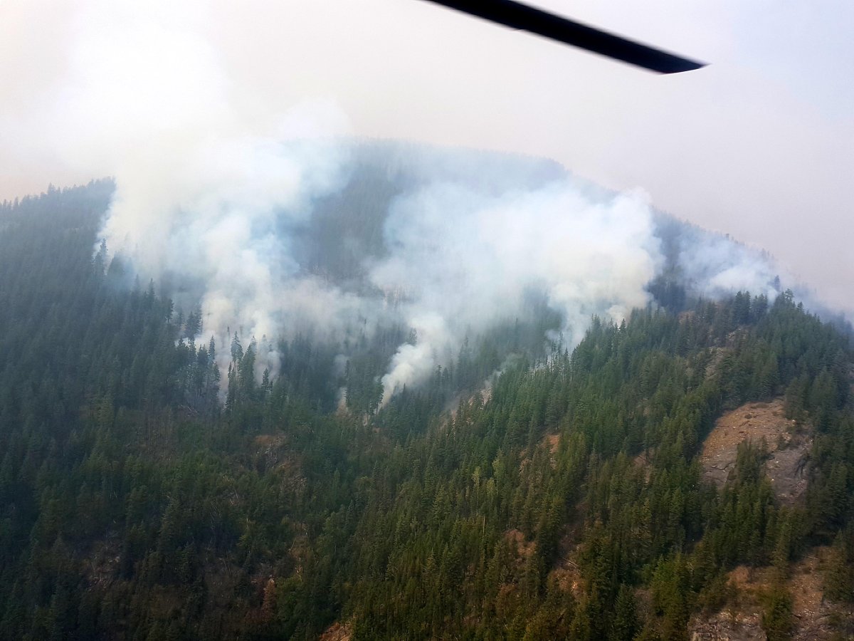 The Syringa Creek Fire is one of several large blazes west and northwest of Castlegar that have prompted evacuation alerts and orders. 