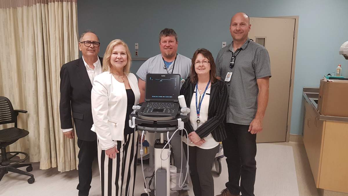 Kelowna General Hospital has a new dedicated portable ultrasound for the respiratory therapy department. 