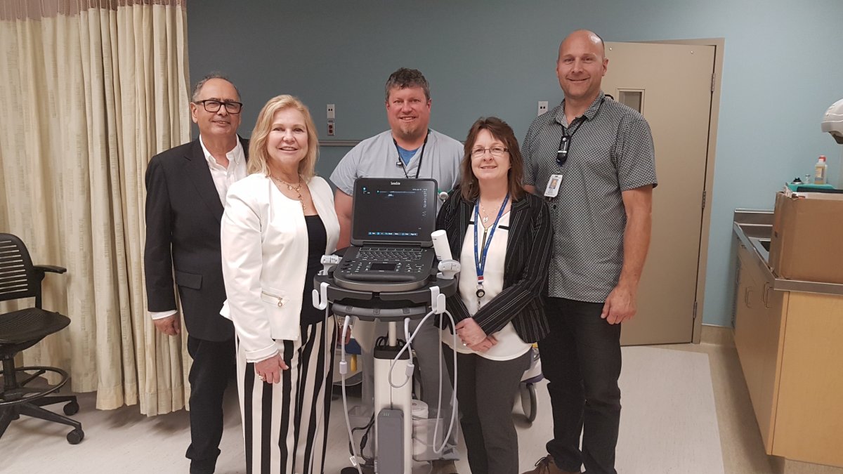 Kelowna General Hospital has a new dedicated portable ultrasound for the respiratory therapy department. 
