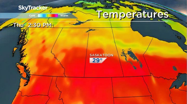 The heat will continue on Thursday.