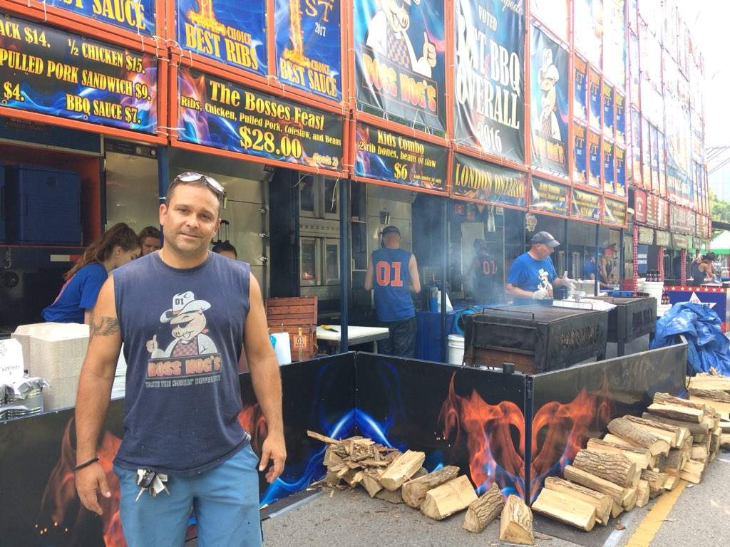 London’s Tom Diavolitsis owns Boss Hog’s, which took home the people’s choice and judge’s award for best ribs last year.