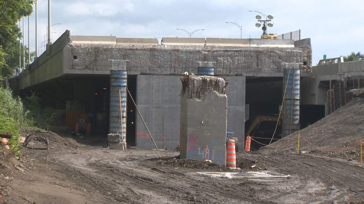 Turcot Demolition operations in full swing.
