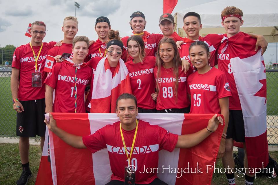 Thirteen players from Winnipeg are competing in the World Junior Ultimate Championship in Waterloo, Ont.