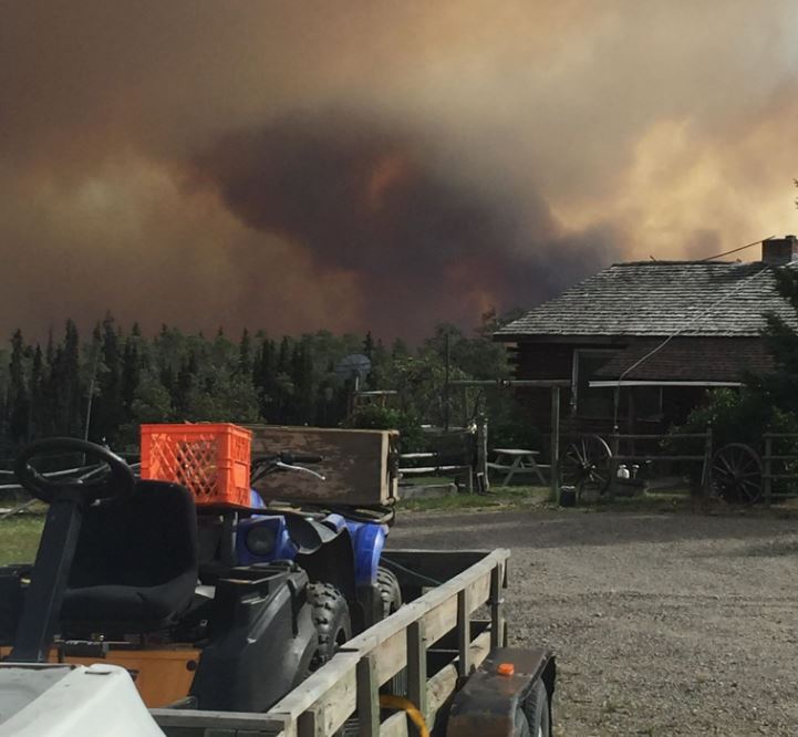 The Verdun Mountain fire. Credit: Axel Orr.