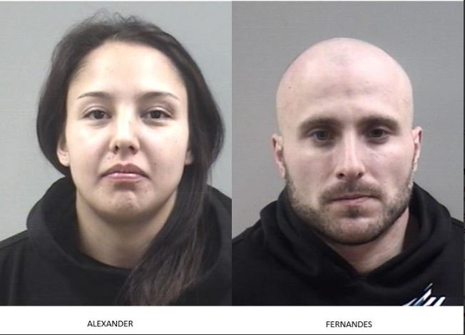 28 year old Lindsay Alexander (left), 31 year old Jason Fernandes (right).