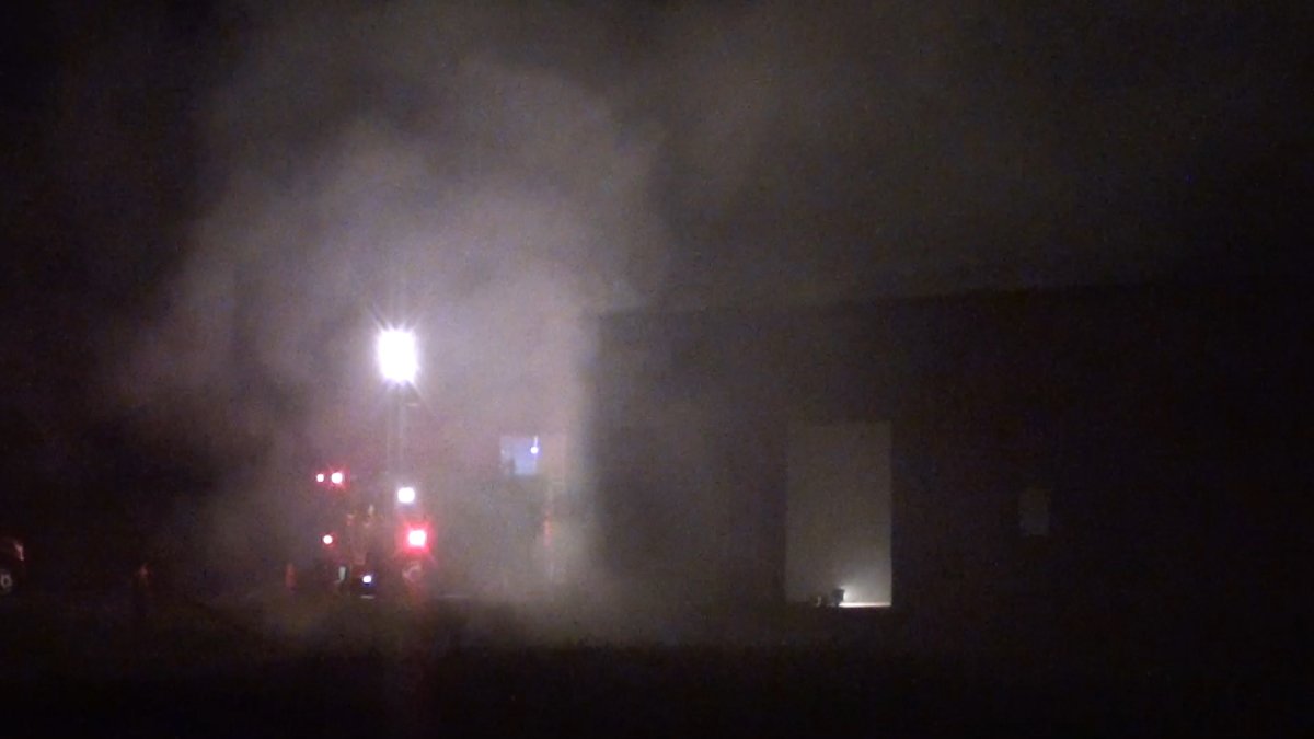 Cobourg firefighters were called to a warehouse fire early Thursday.