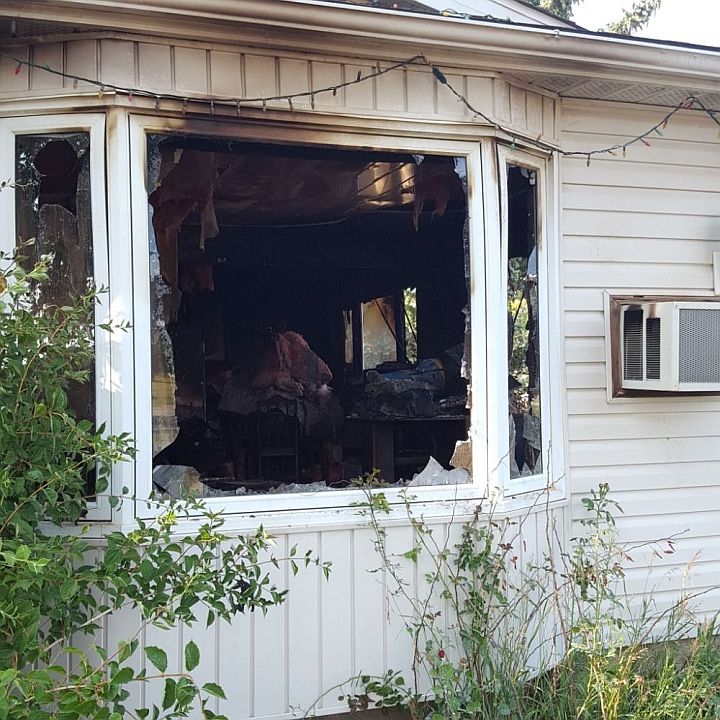 House fire in Warner, Alta.
