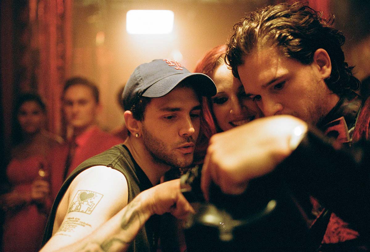 Xavier Dolan is seen on-set of his English-language debut, 'The Death and Life of John F. Donovan.'.