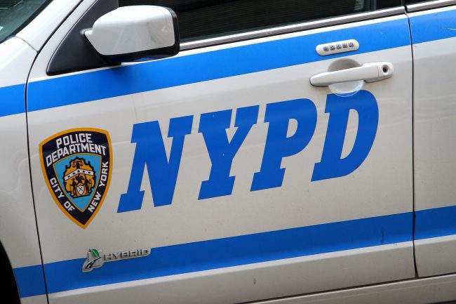 A New York City police crusier sits on the street in New York City, NY., on July 8, 2013. 