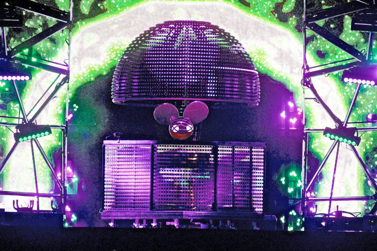 EDM DJ/producer Deadmau5 performs at The Governors Ball Music Festival at Randall’s Island Park, N.Y., on June 6, 2015.