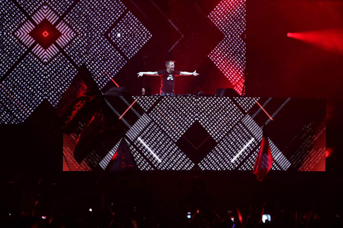 Dutch DJ Armin van Buuren at Untold Festival in Cluj-Napoca, Transilvanya, Romania, Aug. 6, 2016.