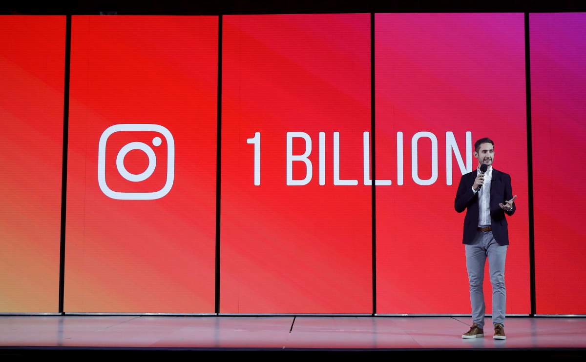Kevin Systrom, CEO and co-founder of Instagram, speaks at an event in San Francisco on Tuesday, June 19.