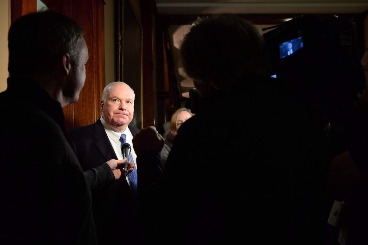 Economic development minister Jim Wilson appears in a file photo.