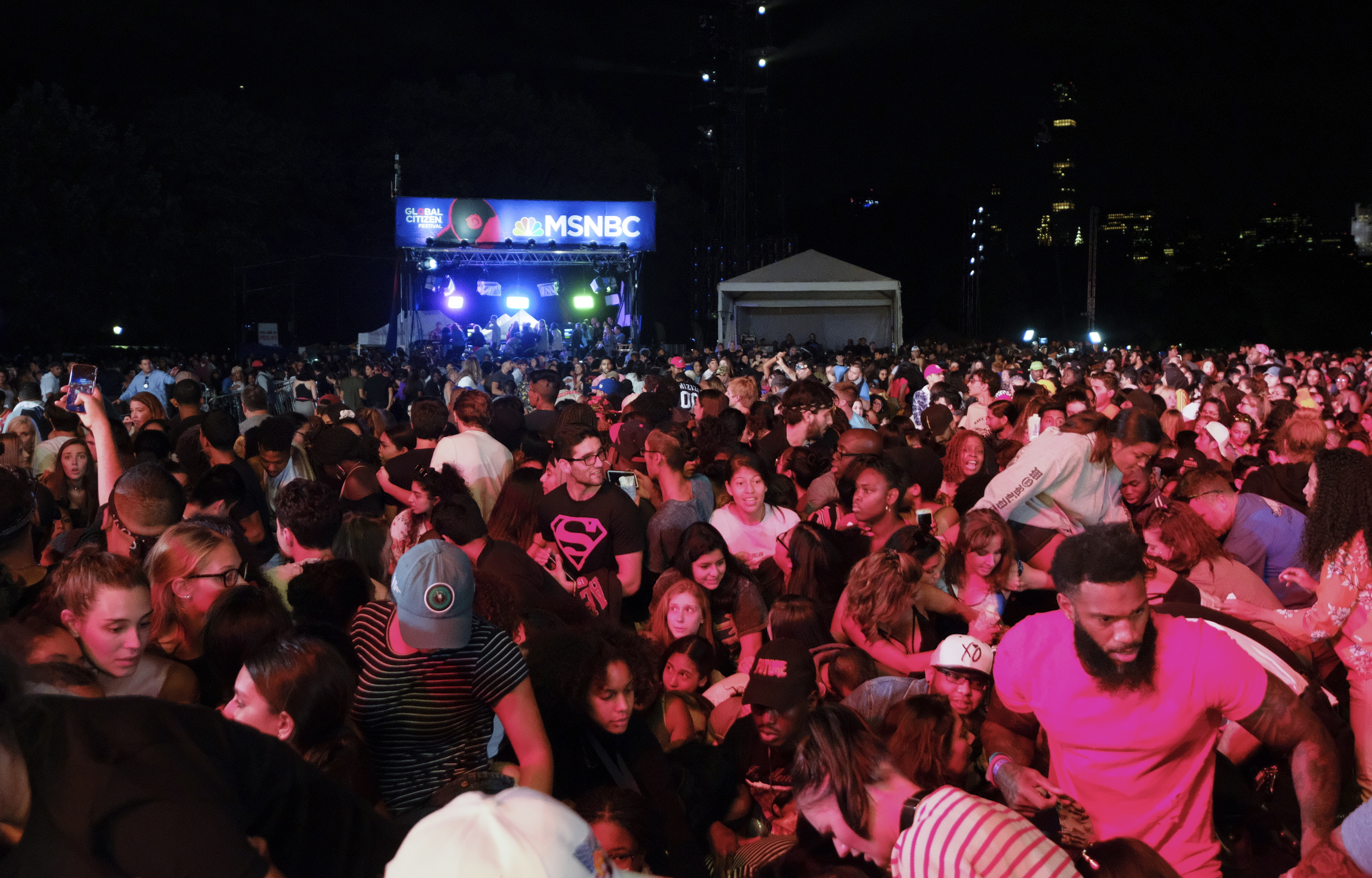 Thousands panic in Central Park as barricade falls over during  politically-charged festival - National 