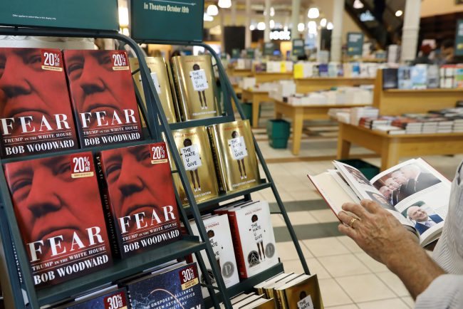 Woodward’s Tell-all Book On Trump, ‘Fear,’ Sells Over A Million Copies ...