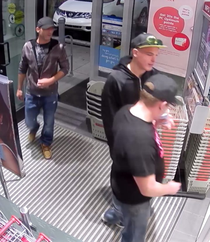 RCMP need the public's help in identifying four people involved in stealing more than $1,000 worth of perfume at the end of August.