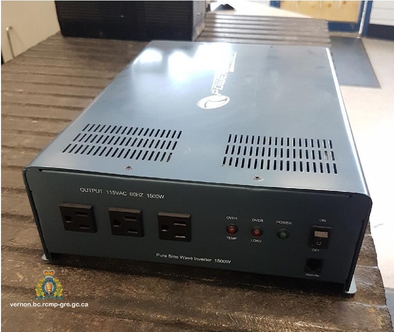 Police are looking for power converters after they were stolen from a local Vernon business. 