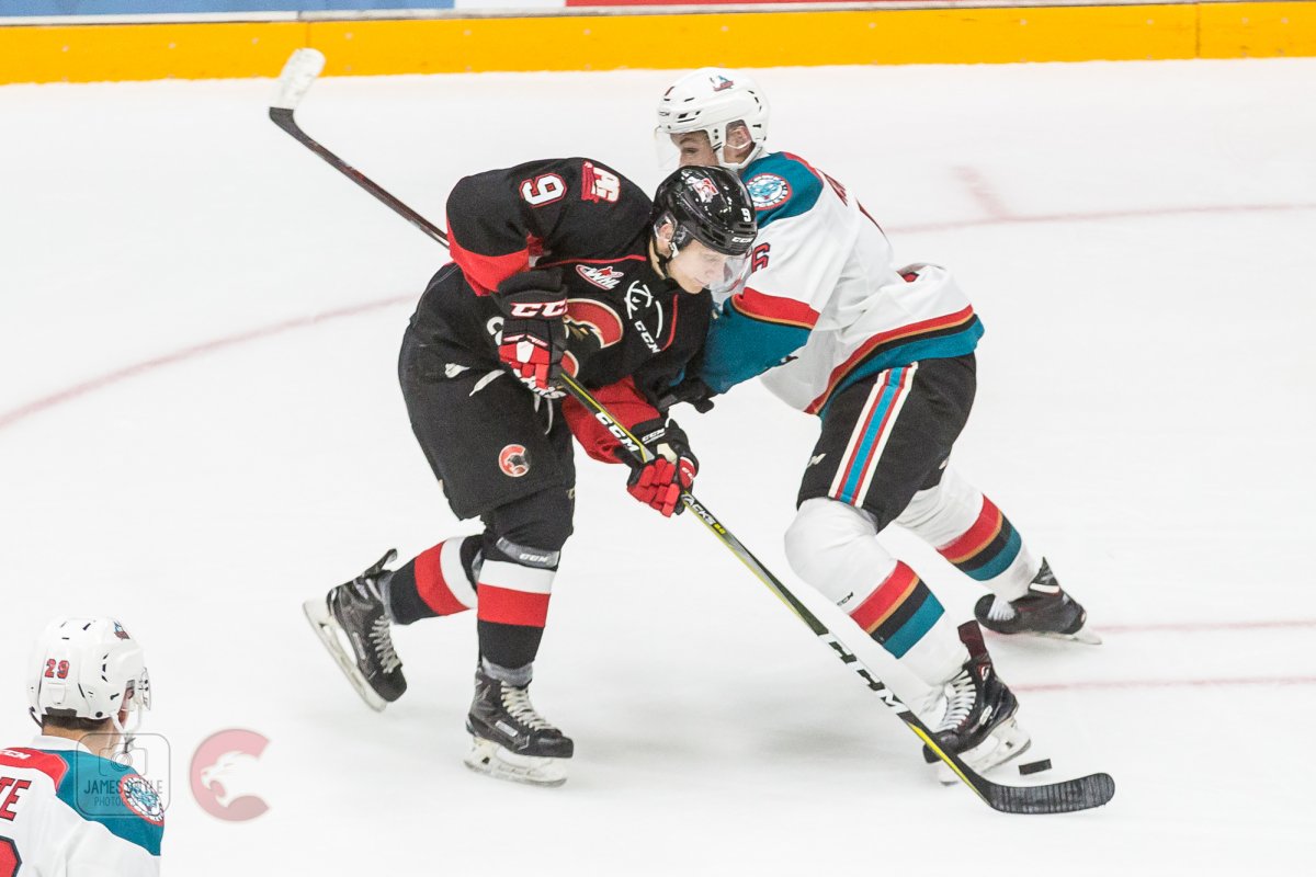 The Kelowna Rockets defeated the Prince George Cougars 5-2 in Prince George on Saturday night at the CN Centre.