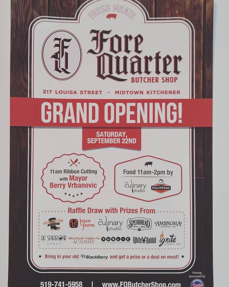 Trade your old Blackberry for bratwurst at Kitchener butcher shop. 