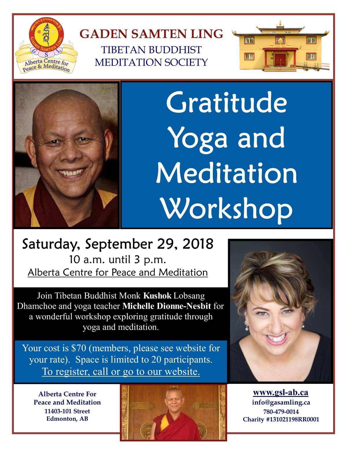 Gratitude Yoga & Meditation Workshop - image