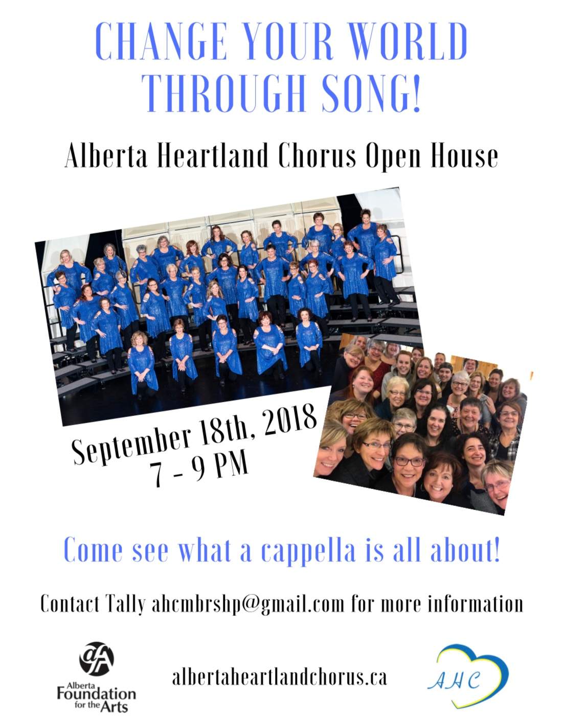 Alberta Heartland Chorus Open House - image