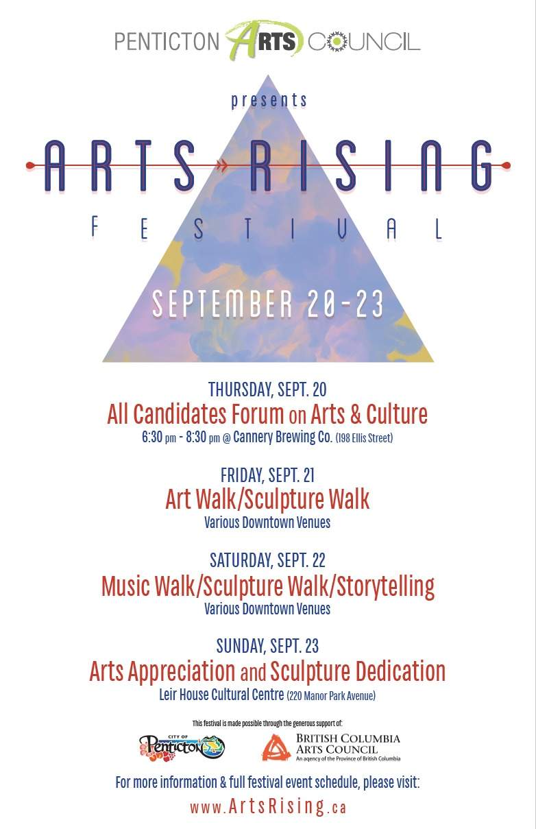Penticton Arts Council’s 2nd Annual Arts Rising Festival - image