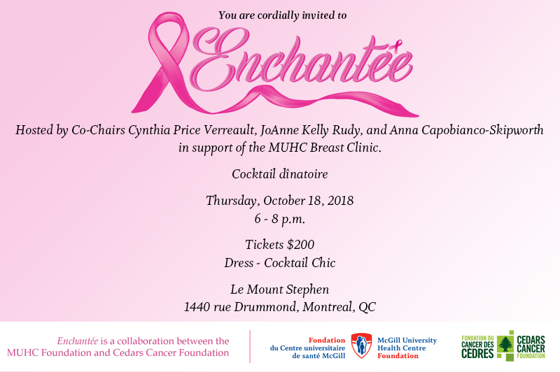 Enchantée in collaboration with the MUHC Breast Clinic - image