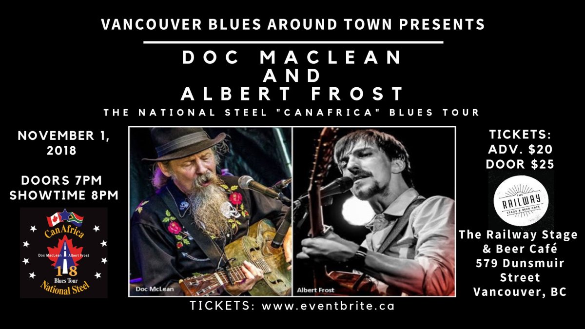 Doc MacLean and Albert Frost – CanAfrika Blues Tour - image