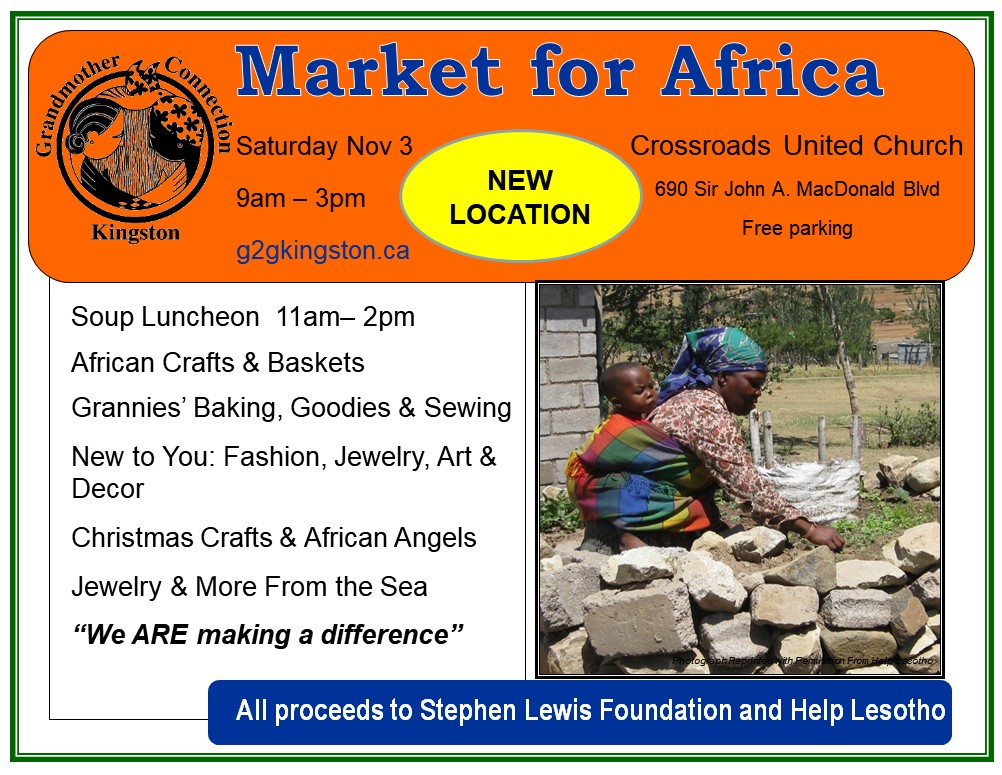 Kingston Grandmother Connection Market for Africa - image