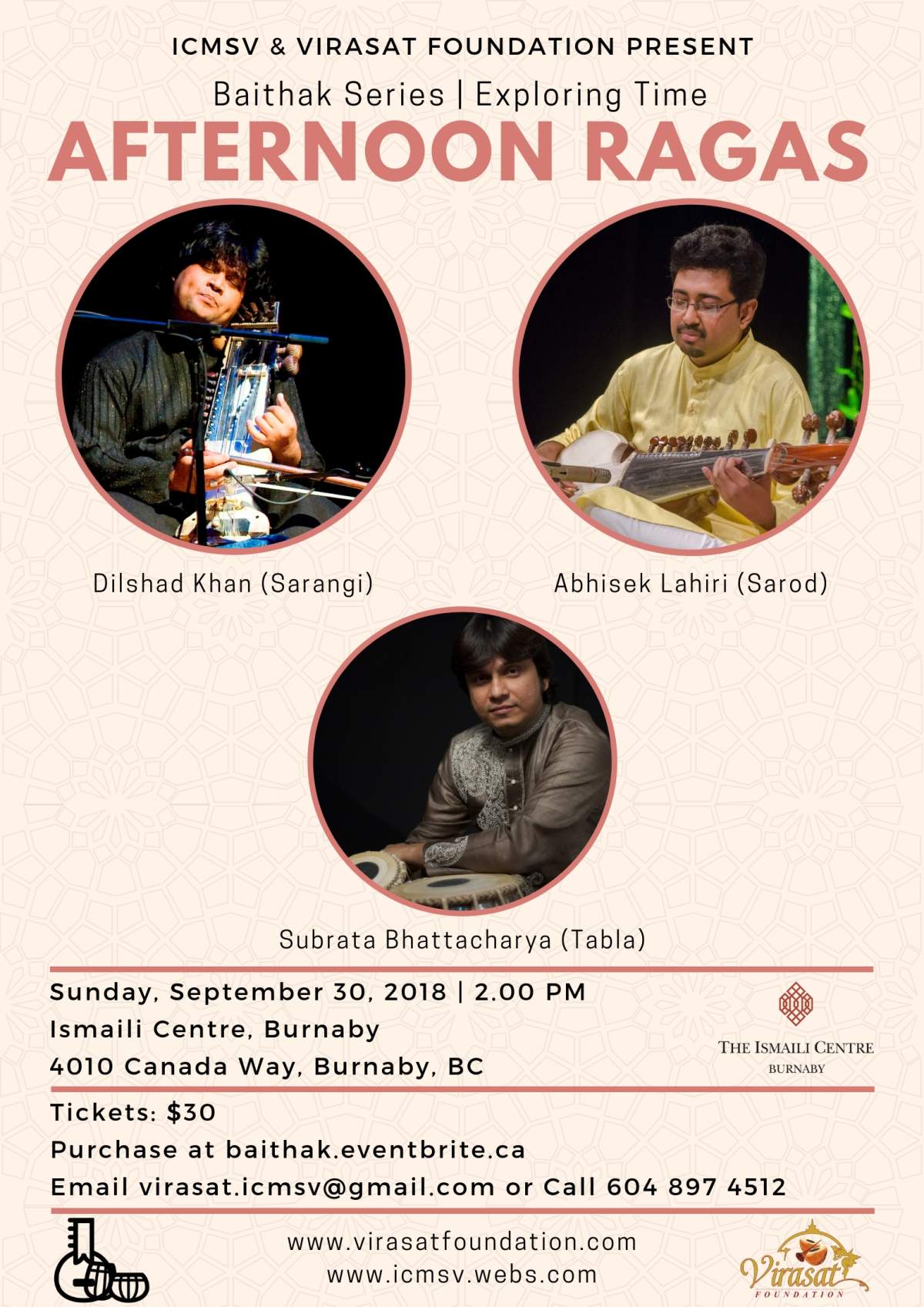 Baithak Series | Afternoon Ragas | Indian Classical Music Concert - image