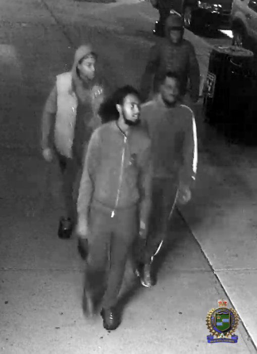 Police are trying to identify four suspects in connection with a shooting in St. Catharines.