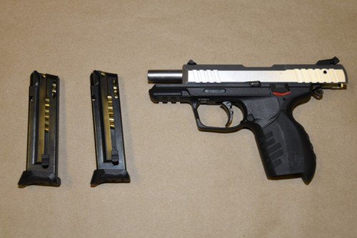 Hamilton police have recovered an illegal gun and arrested two people.