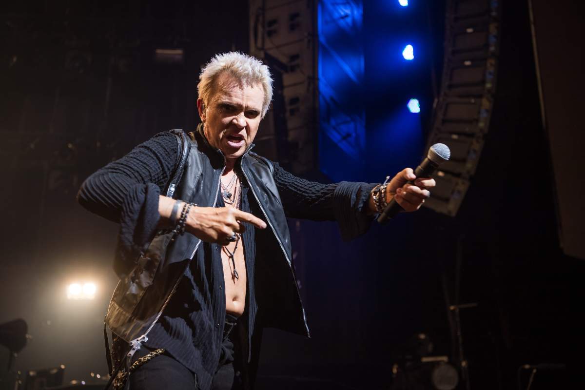 Billy Idol performs in concert as part of the 52nd Montreux Jazz Festival in Montreux, Switzerland on July 5, 2018.