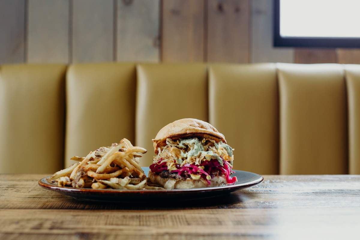 Brazen Hall Kitchen & Brewery’s Krakow Burger