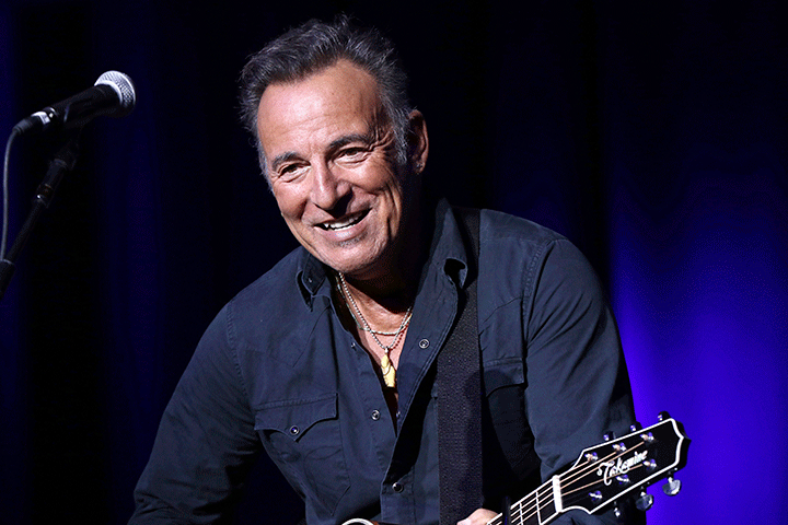 In this Nov. 10, 2015 file photo, Bruce Springsteen performs at an event in New York. 