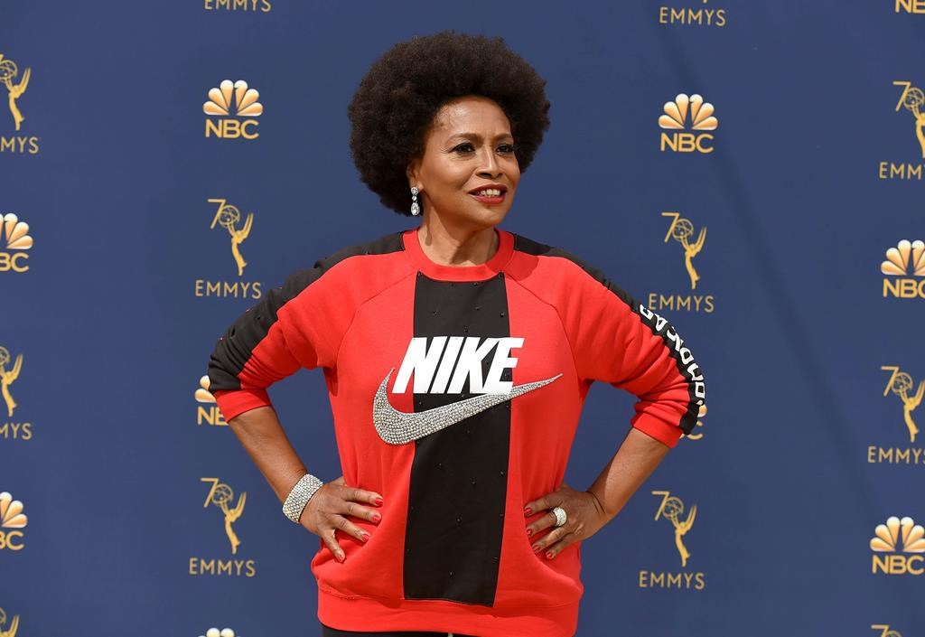 Jenifer Lewis wears Nike to 2018 Emmy 