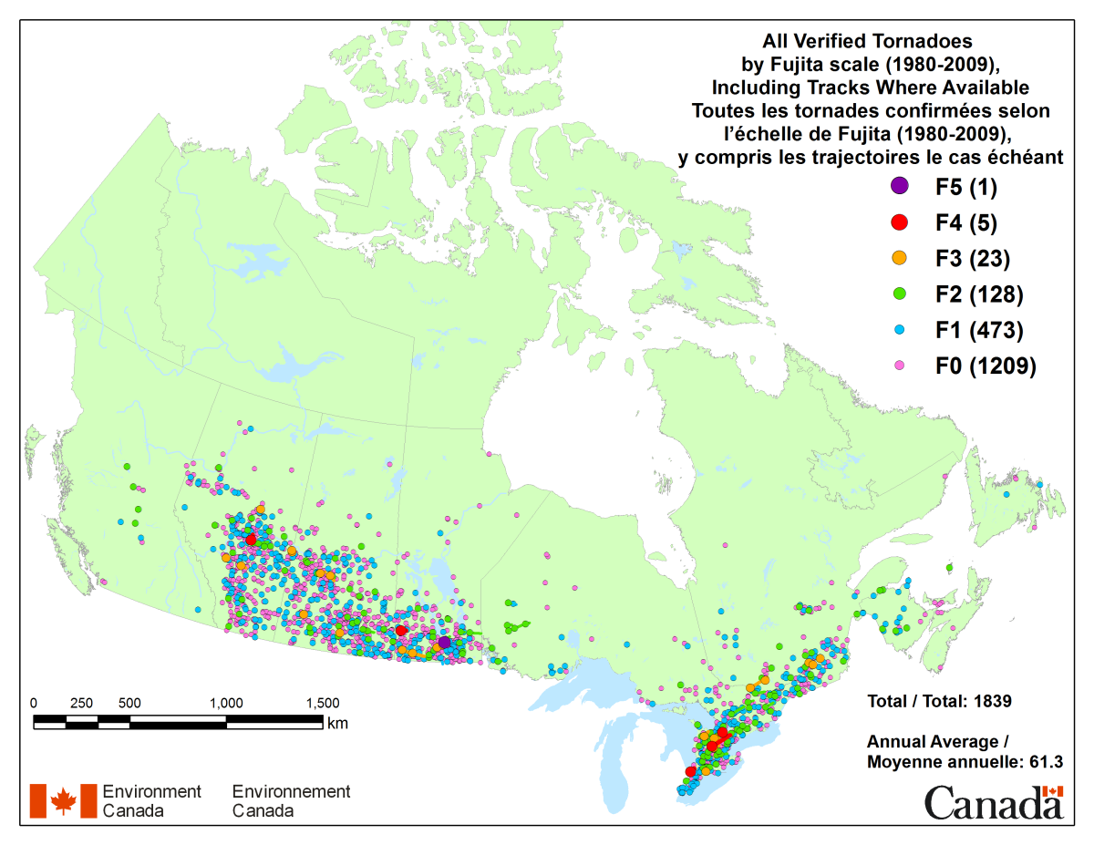 Sask. records second highest tornado count in over a decade - image