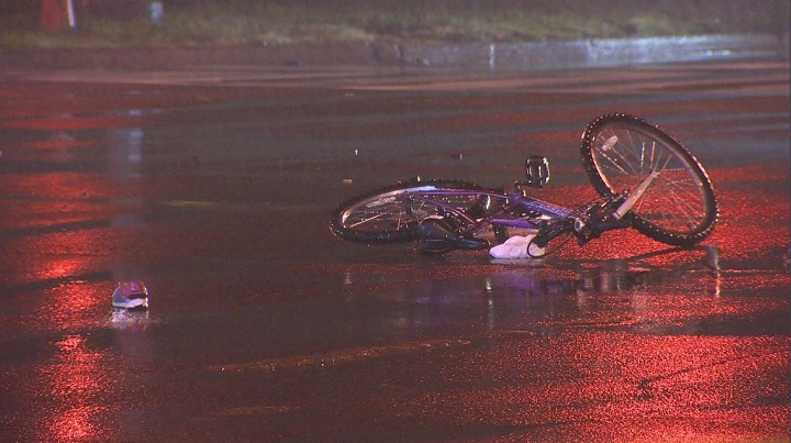 A woman was rushed to hospital after a collision in Scarborough Monday evening.