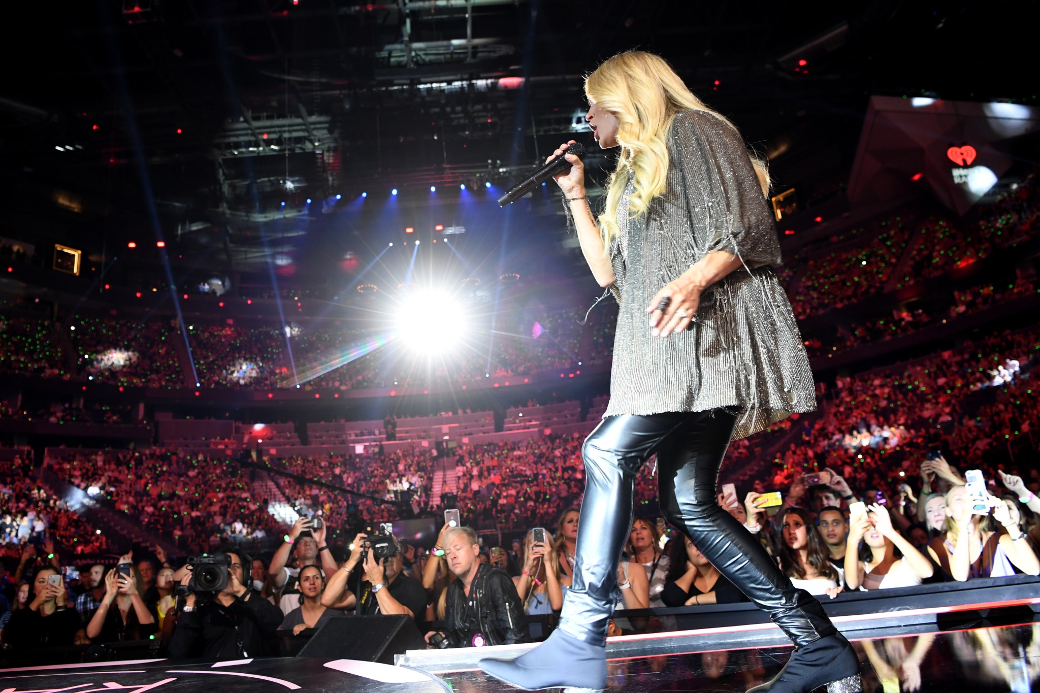 Carrie Underwood performs onstage during the iHeartRadio Music Festival at T-Mobile Arena on Sept. 22 in Las Vegas, Nev.