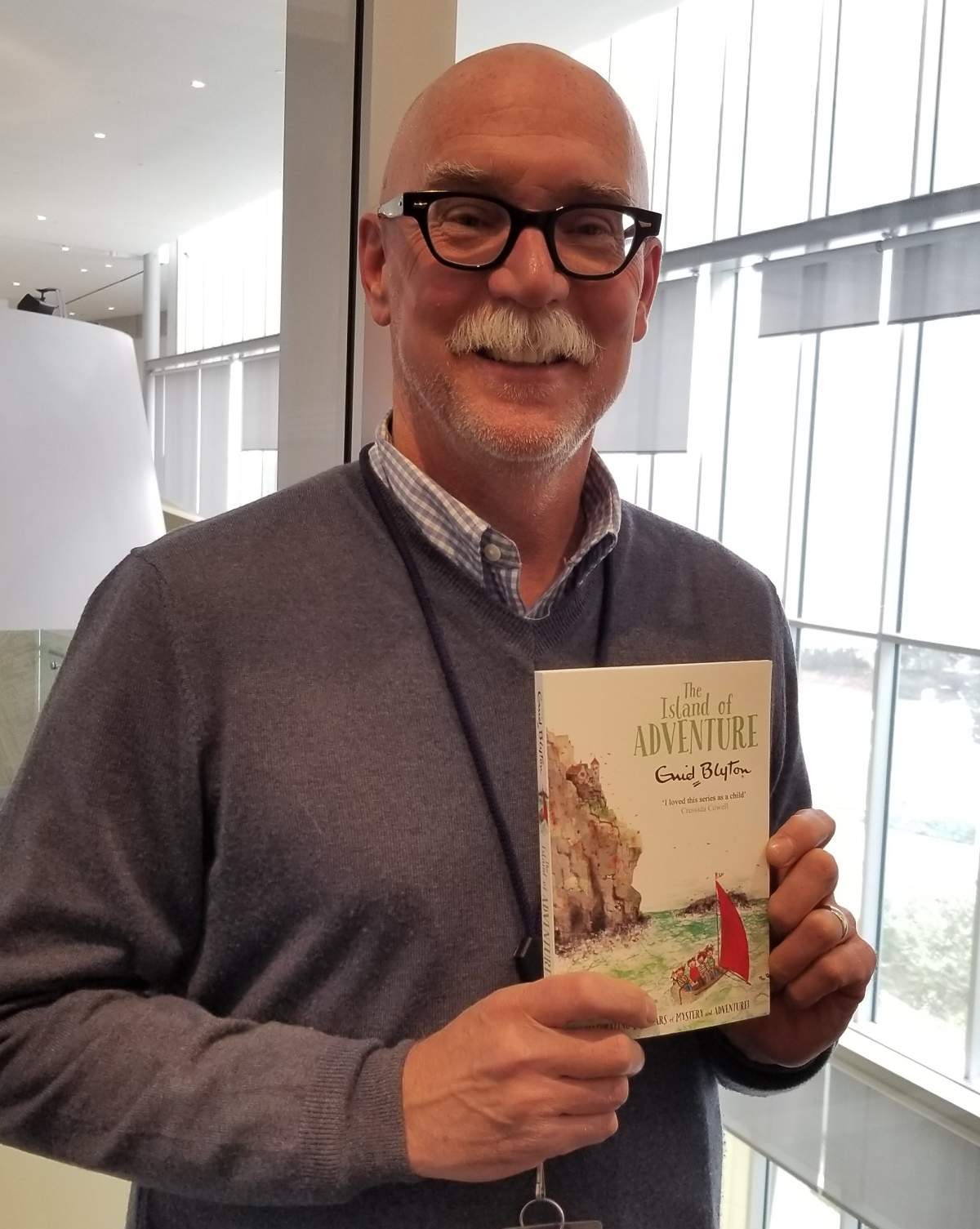 The RAM’s Chris Robinson with his favourite kids book