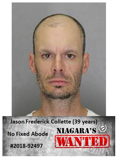 Wanted by Niagara Regional Police. 