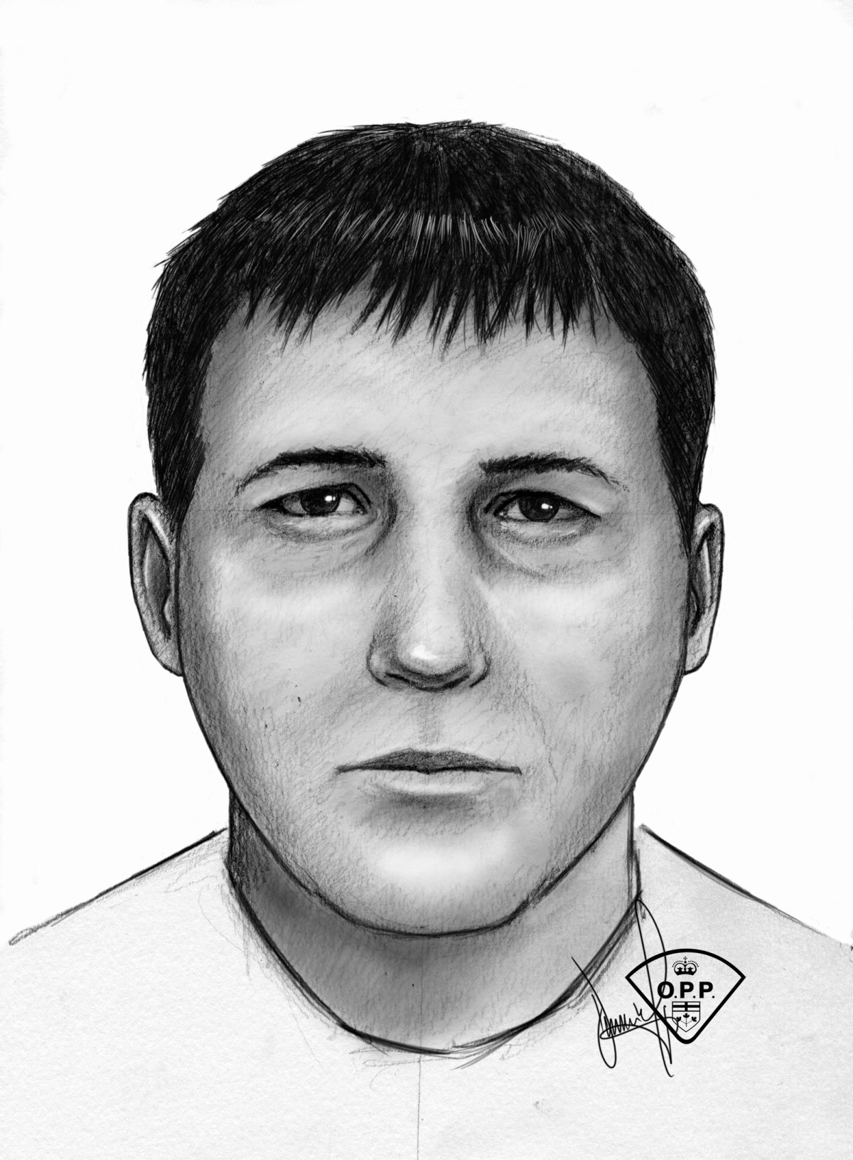 Sketch of one of the suspects in Canfield carjacking.