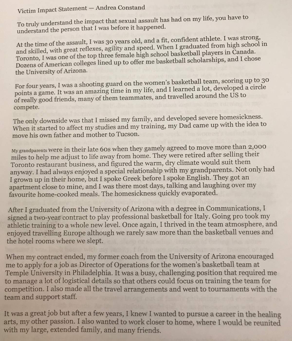 Read Andrea Constand’s emotional victim-impact statement about Bill Cosby - image