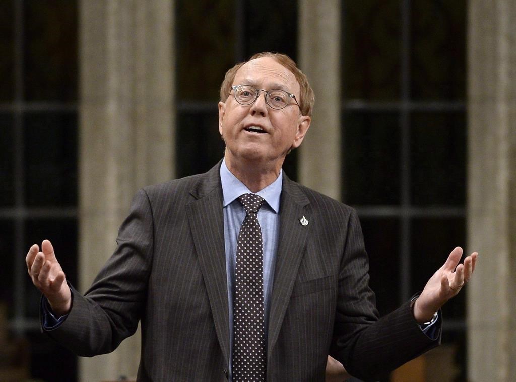 NDP MP Murray Rankin asks a question during Question Period in the House of Commons on Parliament Hill, Friday, Feb. 10, 2017 in Ottawa. THE CANADIAN PRESS/Justin Tang.