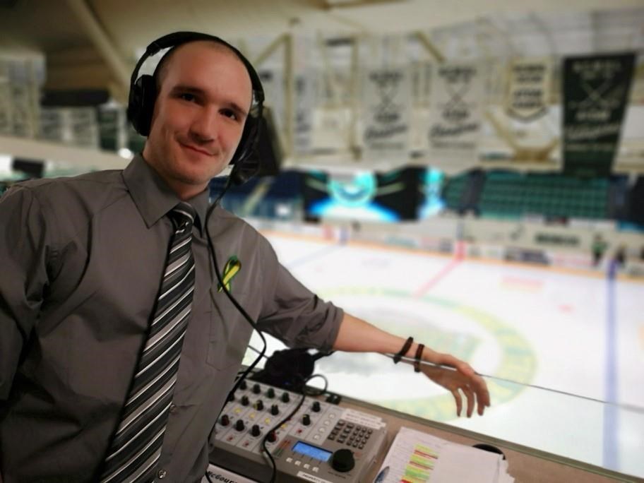 Rory McGouran is shown during the Humboldt Broncos' home opener in Humboldt, Sask., on Wednesday, Sept. 12, 2018 against the Nipawin Hawks.