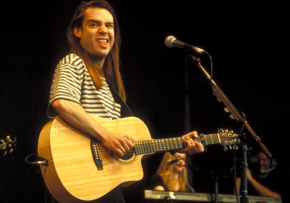 Brad Roberts of Crash Test Dummies during KISS FM Benefit Concert at Great Woods Amphitheater, June 4, 1994, in Mansfield, Mass.
