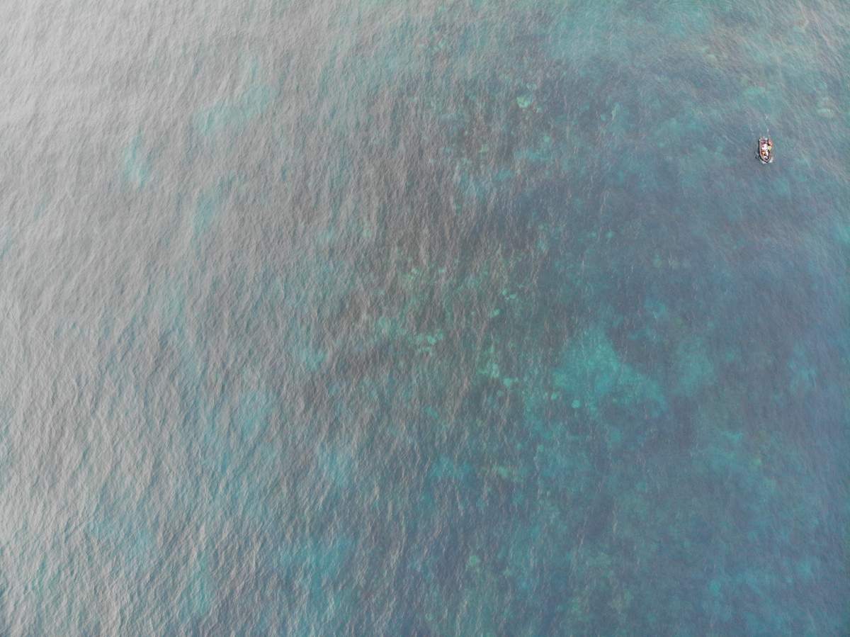 Researchers aboard a dingy in Canada’s High Arctic (pictured top right)
